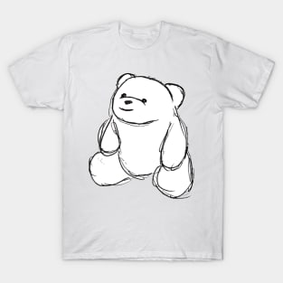 Happy Smiley Bear Sketch Shirt T-Shirt